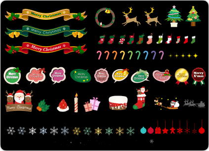 2021クリスマスイラスト素材01